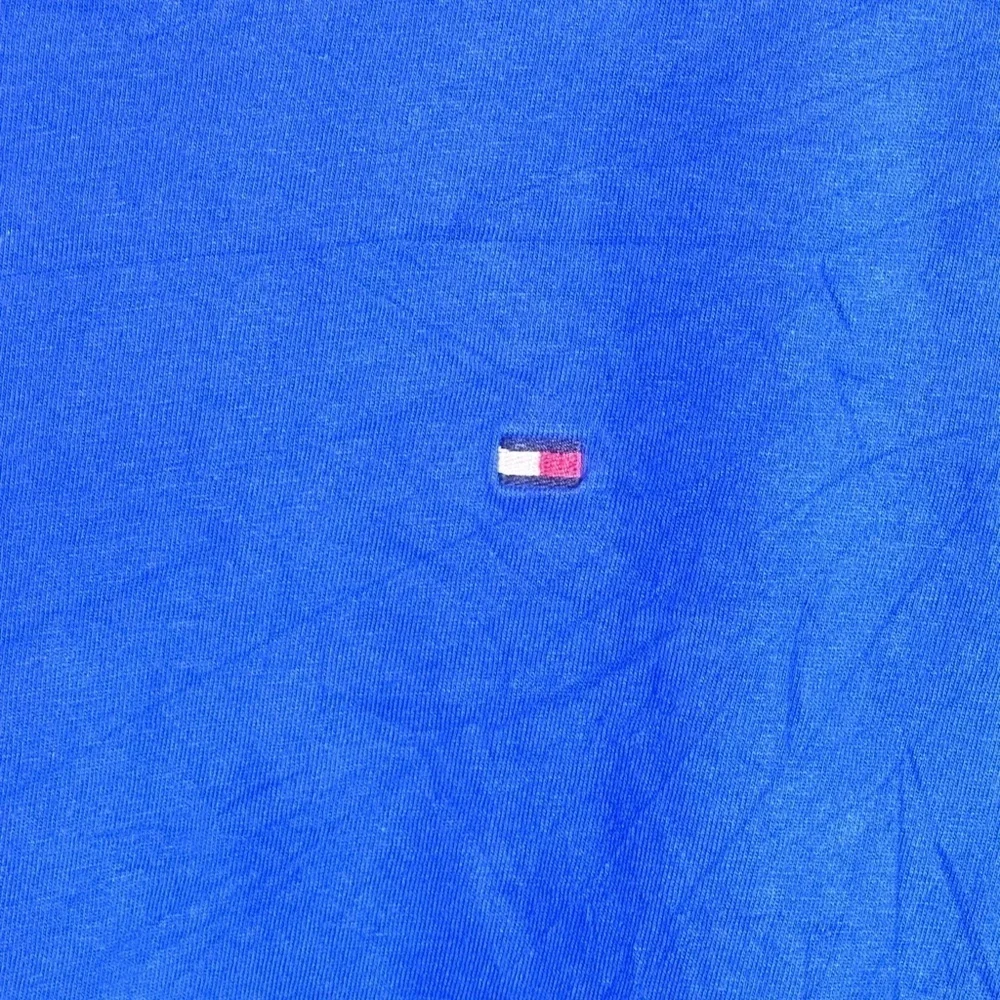 Men’s Blue Tommy Hilfiger Embroidered Logo Short Sleeve T-Shirt Size XL Casual - Picture 5 of 5